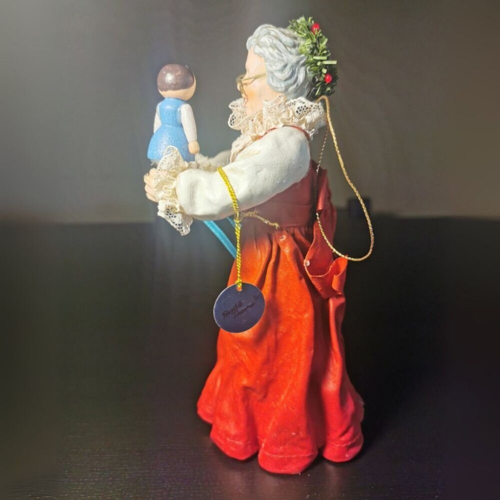 Vtg Possible Dreams 1993 Mrs. Claus Clothtiques 5.5" Tall - Picture 2 of 5
